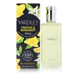 Yardley Freesia & Bergamot Perfume by Yardley London 4.2 oz Eau De Toilette Spray
