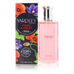 Yardley Poppy & Violet Perfume by Yardley London 4.2 oz Eau De Toilette Spray
