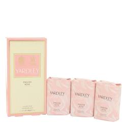 English Rose Yardley Perfume by Yardley London 3.5 oz 3 x 3.5 oz  Luxury Soap