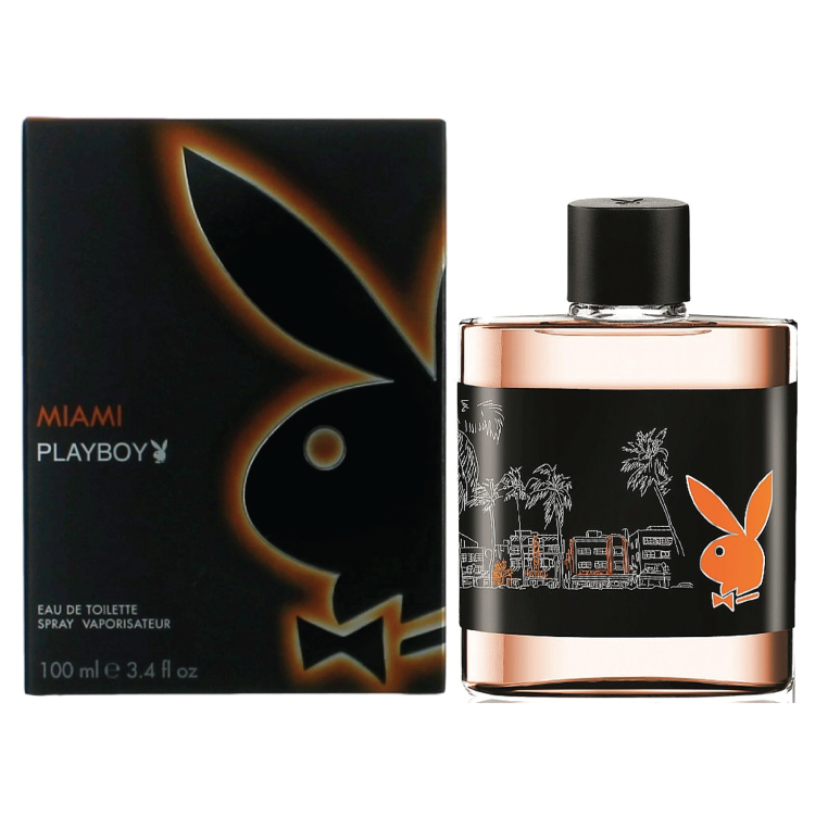 Miami Playboy Cologne by Playboy 3.4 oz Eau De Toilette Spray