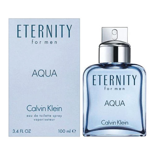 Eternity Aqua Cologne by Calvin Klein 3.4 oz Eau De Toilette Spray