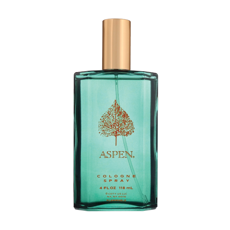 Aspen Cologne by Coty 4 oz Cologne Spray (unboxed)