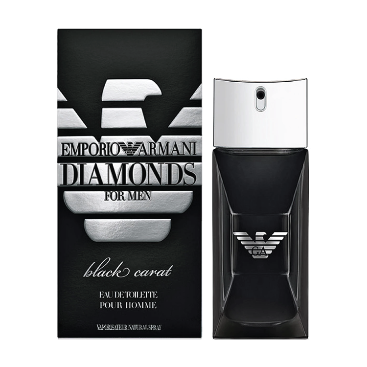 Emporio Diamonds Black Carat Cologne by Giorgio Armani 1.7 oz Eau De Toilette Spray