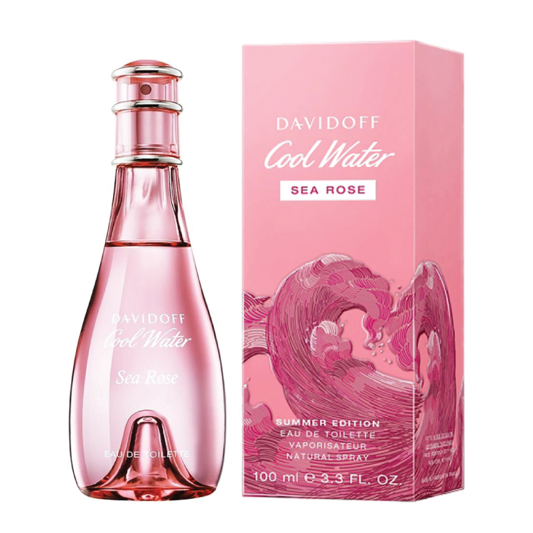 Cool Water Sea Rose Perfume by Davidoff 3.4 oz Eau De Toilette Spray