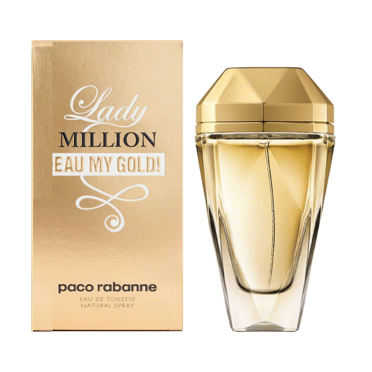 Lady Million Eau My Gold Perfume by Paco Rabanne 2.7 oz Eau De Toilette Spray
