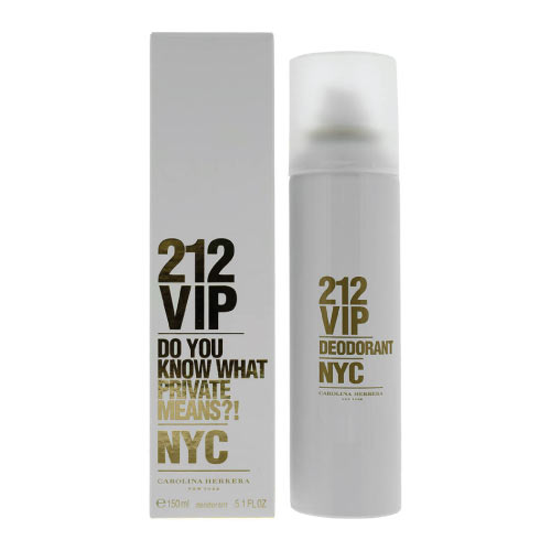 212 Vip Perfume by Carolina Herrera 5 oz Deodorant Spray