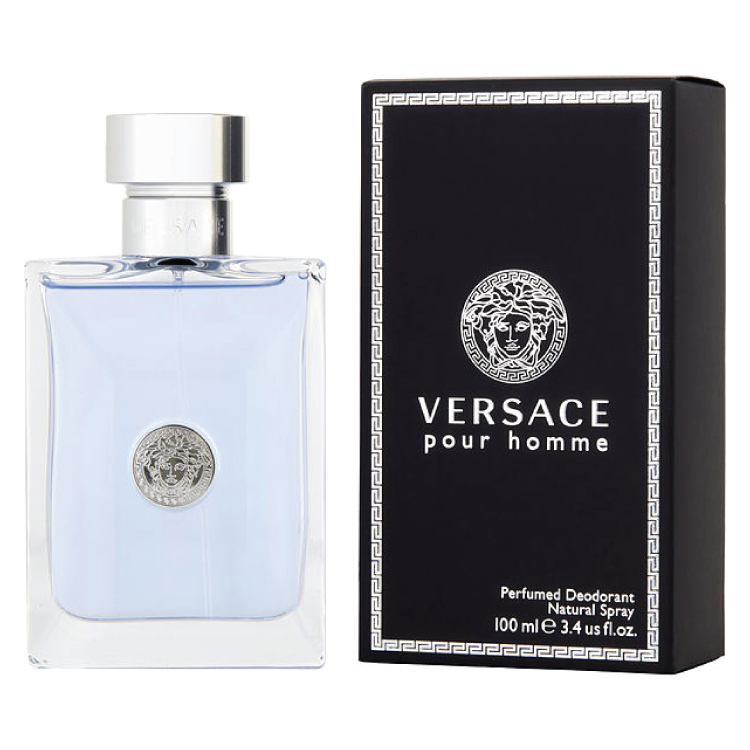 Versace Pour Homme Cologne by Versace 3.4 oz Deodorant Spray