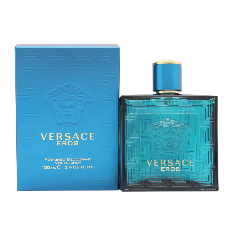 Versace Eros Cologne by Versace 3.4 oz Deodorant Spray
