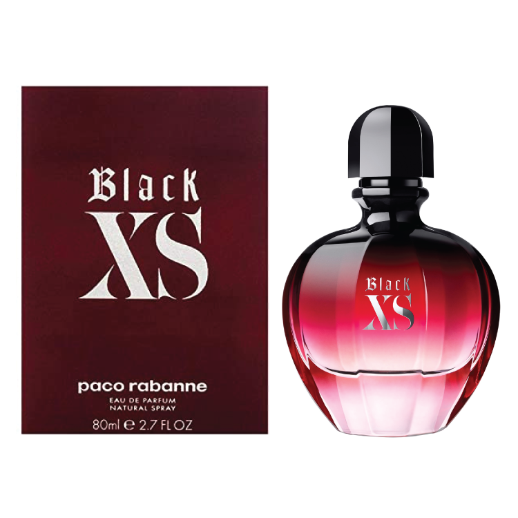 Black Xs Perfume by Paco Rabanne 2.7 oz Eau De Parfum Spray (New Packaging)