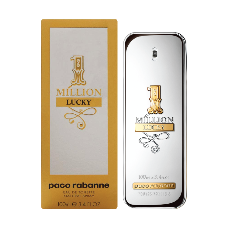 1 Million Lucky Cologne by Paco Rabanne 3.4 oz Eau De Toilette Spray