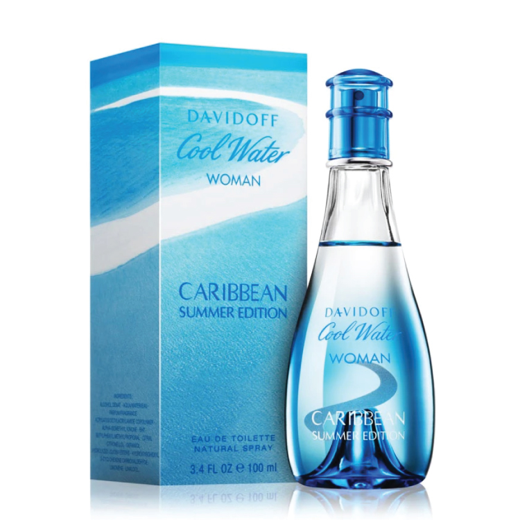 Cool Water Caribbean Summer Perfume by Davidoff 3.4 oz Eau De Toilette Spray