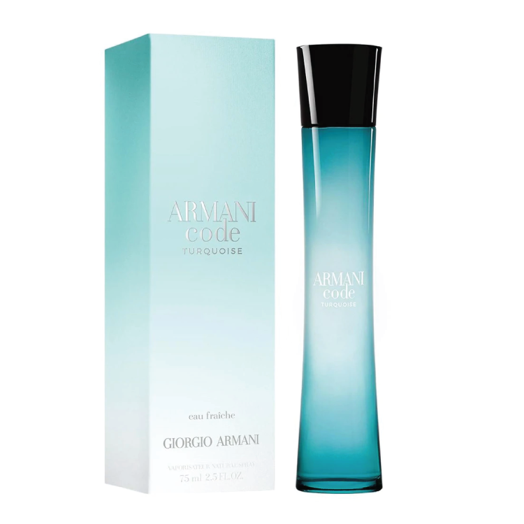 Armani Code Turquoise Perfume by Giorgio Armani 2.5 oz Eau Fraiche Spray
