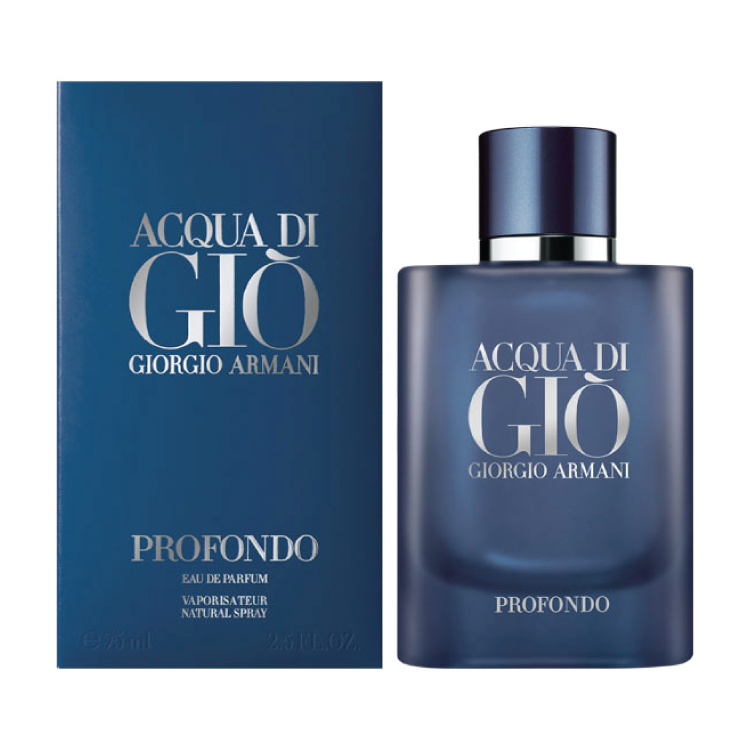 Acqua Di Gio Profondo Cologne by Giorgio Armani 4.2 oz Eau De Parfum Spray