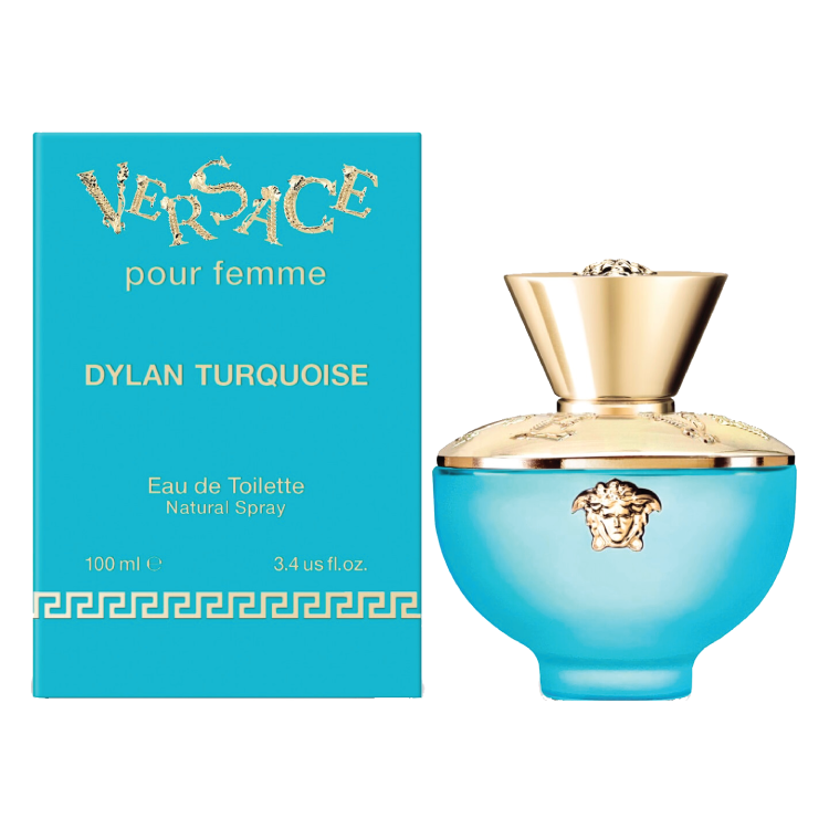 Versace Pour Femme Dylan Turquoise Perfume by Versace 3.4 oz Eau De Toilette Spray